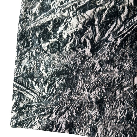 McQ Alexander McQueen Womens Black & White Printed Bodycon Dress Short Sleeves X - Picture 2 of 7